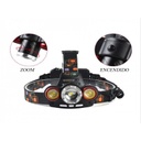 Linterna Minero Led Cabeza Vincha 3 Led