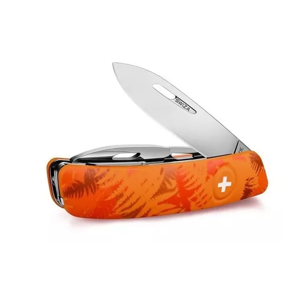 Cortapluma Navaja Suiza Camo Filix Naranja Swiza 11 Usos