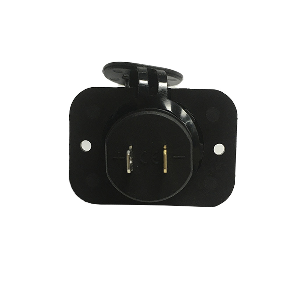 Toma Usb Doble 12v Con Voltimetro Motorhome Rv Lancha