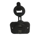 Toma Usb Doble 12v Con Voltimetro Motorhome Rv Lancha