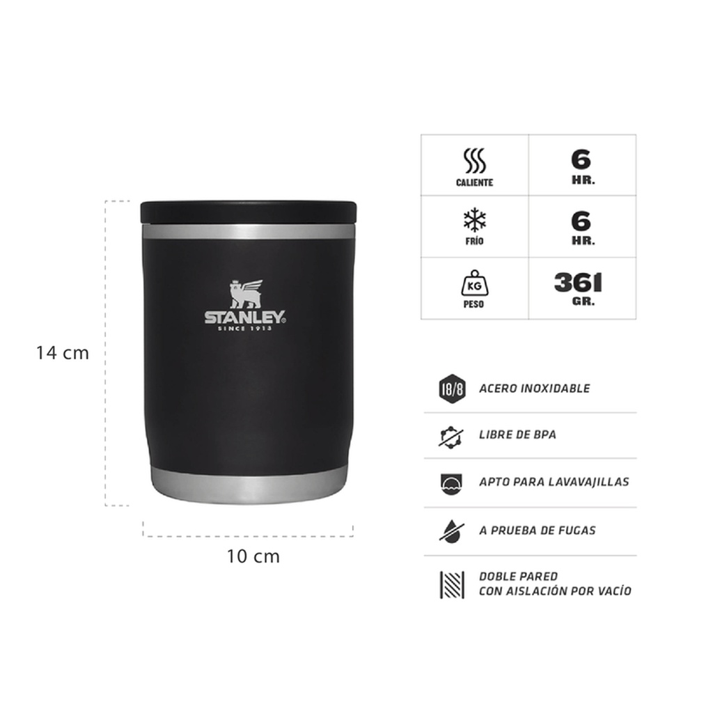ADVENTURE ALIMENTOS 18OZ BLACK