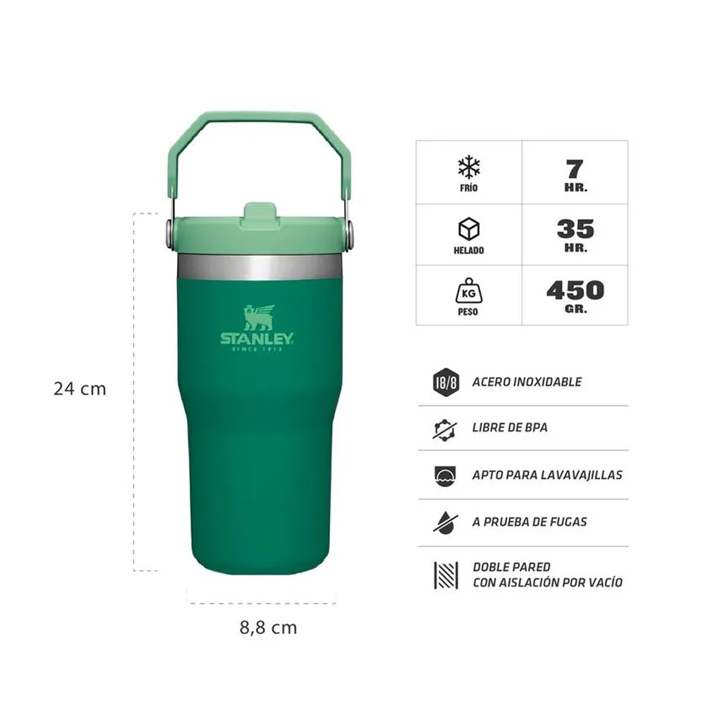 STAN 20OZ CLASSIC FLIP STRAW TUMB ALPINE -SA