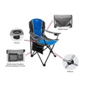 Sillón Director Deluxe Reforzado Acero Camping Funda