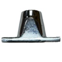 Candelero rectangular de 90 para barral de 23mm de Bronce 