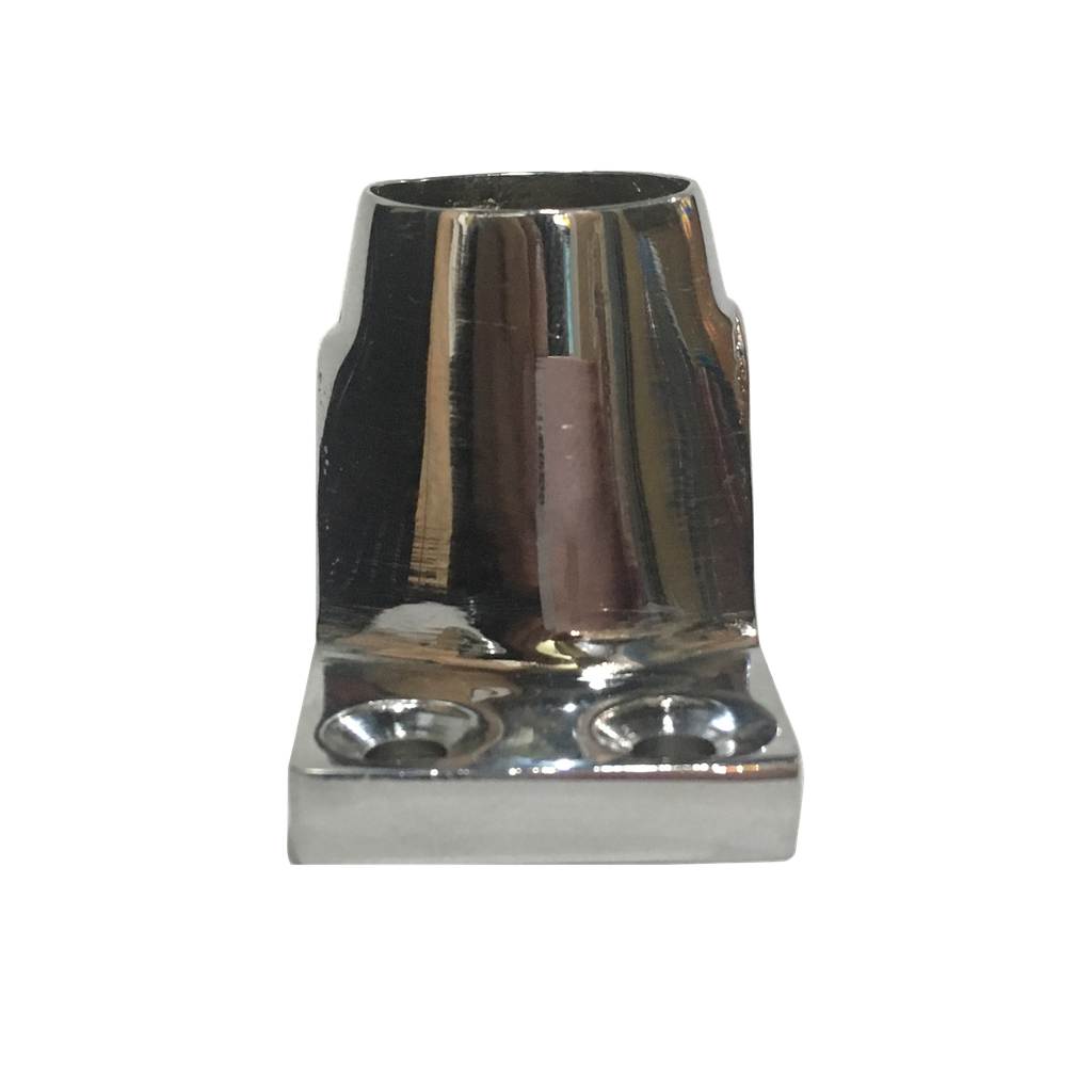 Candelero rectangular de 90 para barral de 23mm de Bronce 