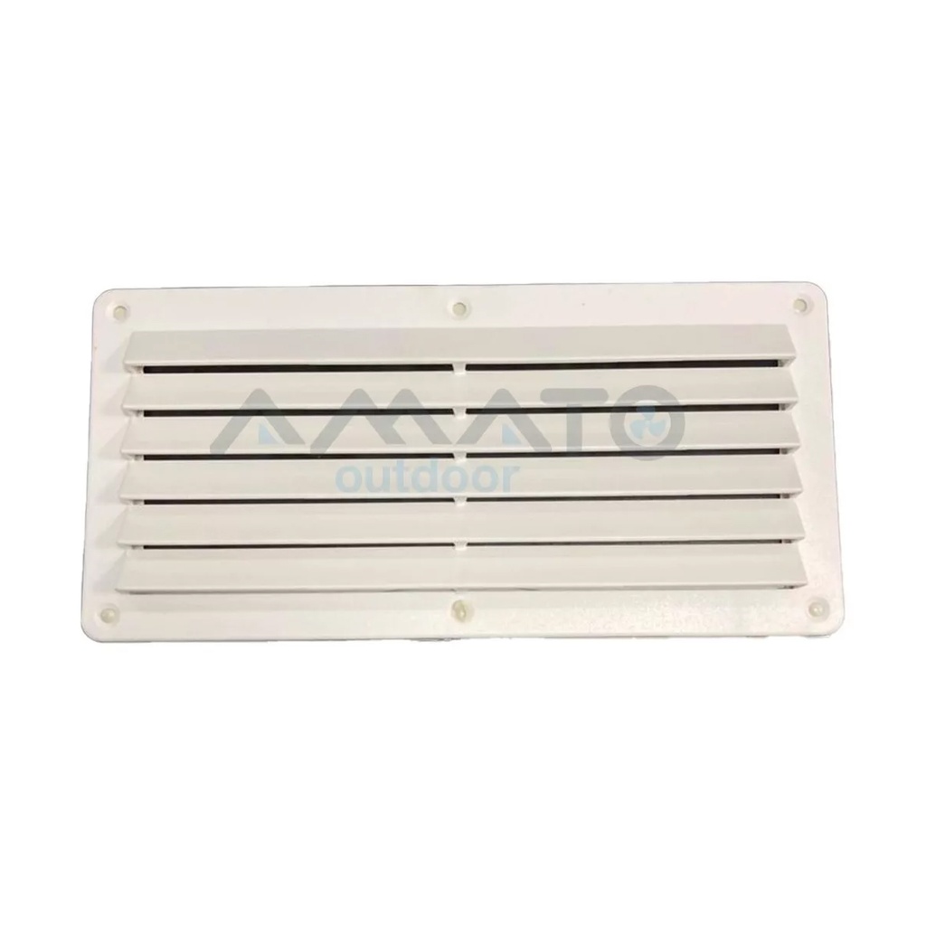 Rejilla Ventilación Plástica Rectangular 12,5x26cm Motorhome