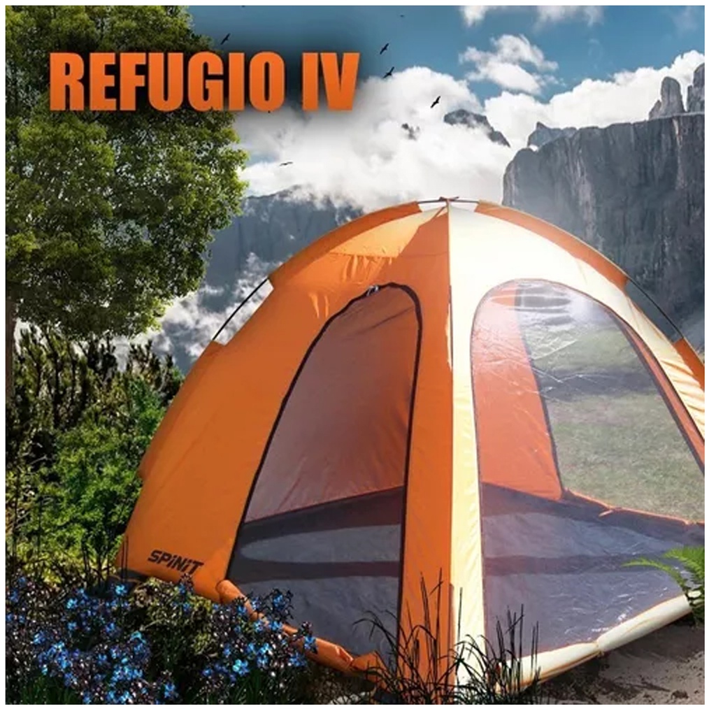 Carpa Playera Spinit Refugio Con Puertas Laterales 4 Pers