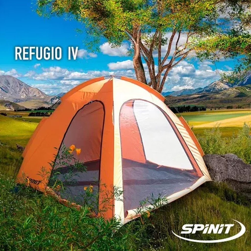 Carpa Playera Spinit Refugio Con Puertas Laterales 4 Pers
