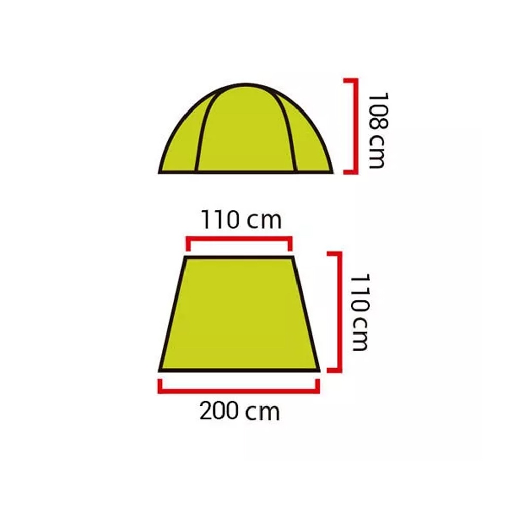 Carpa Playera Autoarmable Armado Automatico Beach Orange