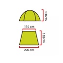 Carpa Playera Autoarmable Armado Automatico Beach Orange