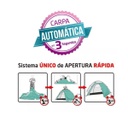 Carpa Playera Autoarmable Armado Automatico Beach Orange