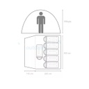 Carpa Coleman 6 Personas  Xt - Impermeable - Abside (xt 6)