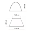 Carpa Iglu Albatros Cc2 Aluminizada Discontinuo Con Detalle