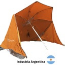 Sombrilla Refugio Paraviento Reforzada 2m 8 Varillas Loneta