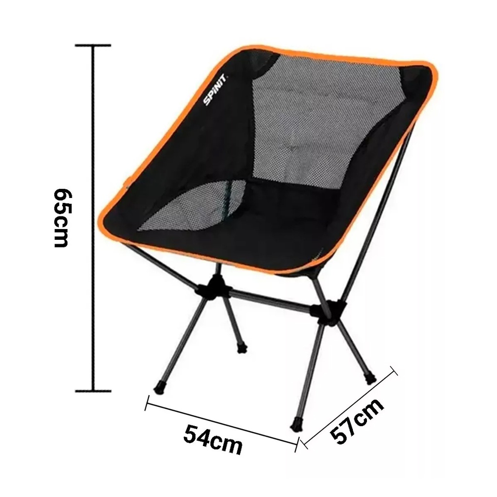 Silla Sillon Plegable Camping Compacta Spinit Playa Mochila Funda