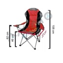 Silla Sillon Plegable Camping Director Reforzado Negro