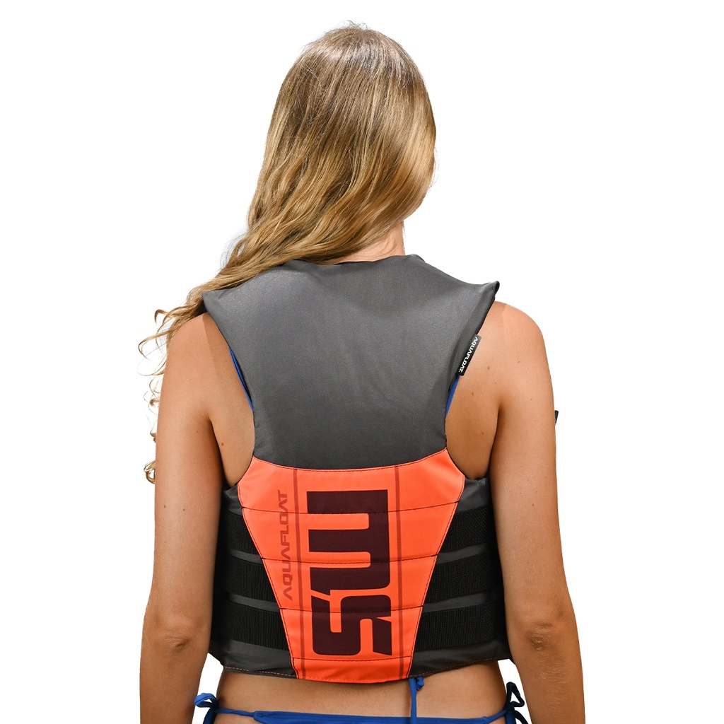 CHALECO AQUAFLOAT SKI 4T NJA FLUO-NEGRO T16