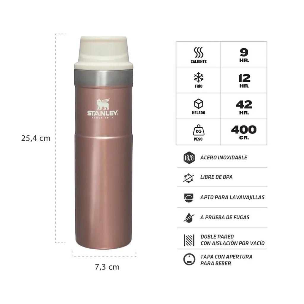 Vaso Travel Mug Stanley One Hand 591ml Original
