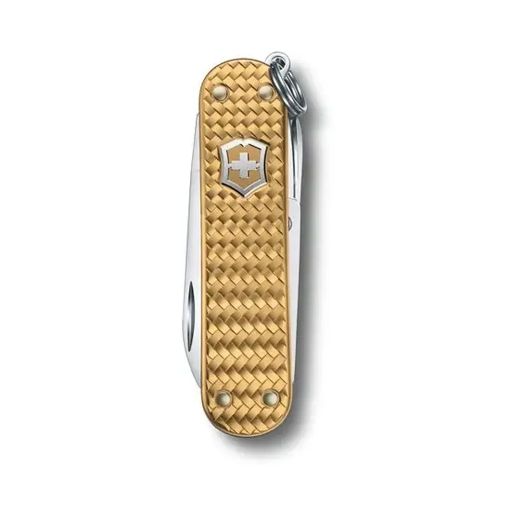 cortapluma victorinox alox brass gold 0.6221