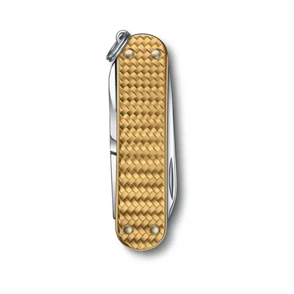 cortapluma victorinox alox brass gold 0.6221