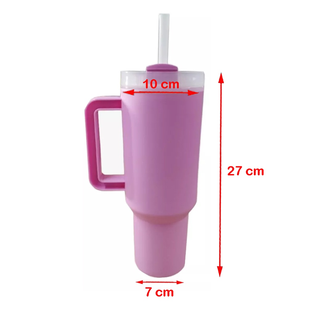 Vaso Térmico Plástico Doble Capa No Quencher No Stanley 1 Lt