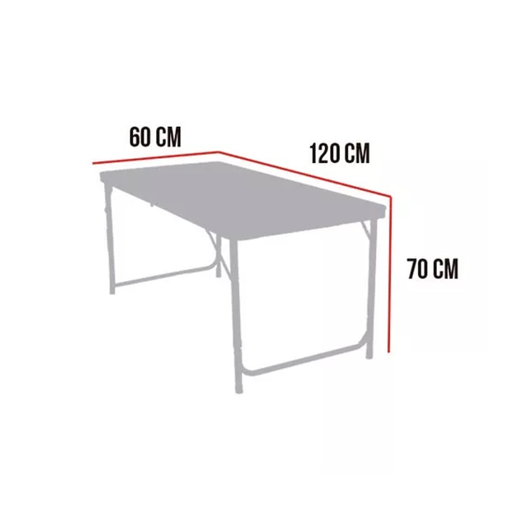 Mesa Camping De Aluminio Plegable Con Sillas Independientes Con Detalle