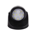 Luz Led 10 Leds Cob Con Sensor Negro