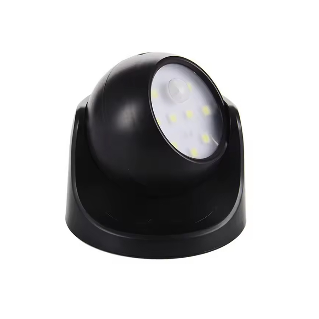 Luz Led 10 Leds Cob Con Sensor Negro