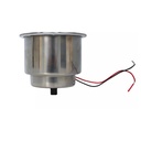 Posa Vaso Posavasos De Embutir Con Luz Y Drenaje Acero Inox Lancha