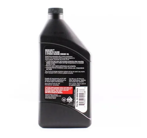 Aceite 4t De Motor Mercury 25w40 Semi Sintetico