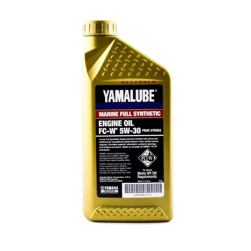 Aceite Nautico 4t Yamaha Yamalube Full-syntethic 5w30 (usa)