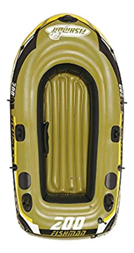 Bote Inflable Fishman 200 C/remos Inflador 2.18m