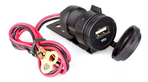 Cargador Para Moto Scooter Cuatriciclo Toma 12v Usb Gps Cel