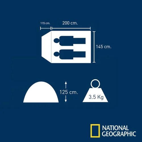 Carpa National Geographic 2 Personas Rockport 2