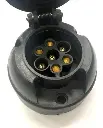 Conector Plastico Trailer Acoplado 7 Contactos Macho Hembra