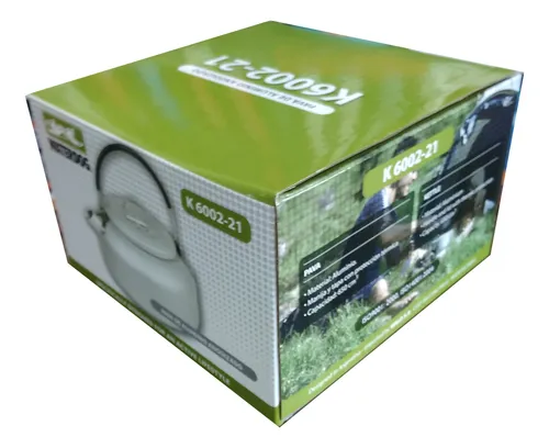 Pava Waterdog Aluminio Manija Y Tapa Para Camping Mate
