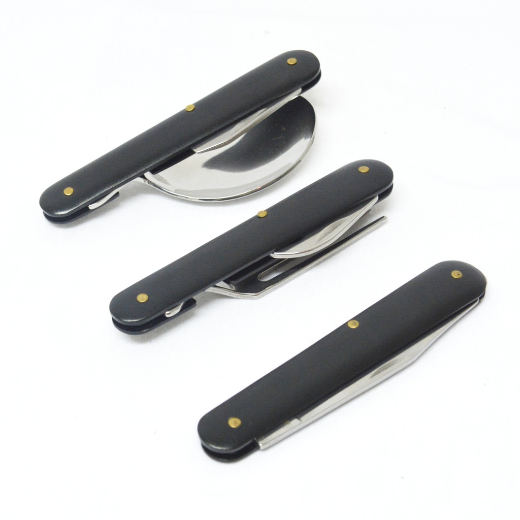 SET CUBIERTOS CAMP KJELL CUTLERY BLACK