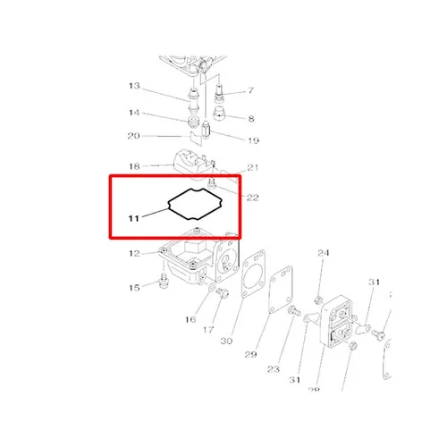 Junta De Cuba Original Para Motores Yamaha 15hp 2 Tiempos 