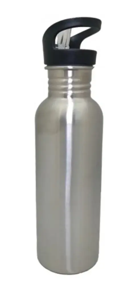 Botella Deportiva Acero Inox Camping C/pico Transparente
