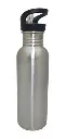 Botella Deportiva Acero Inox Camping C/pico Transparente