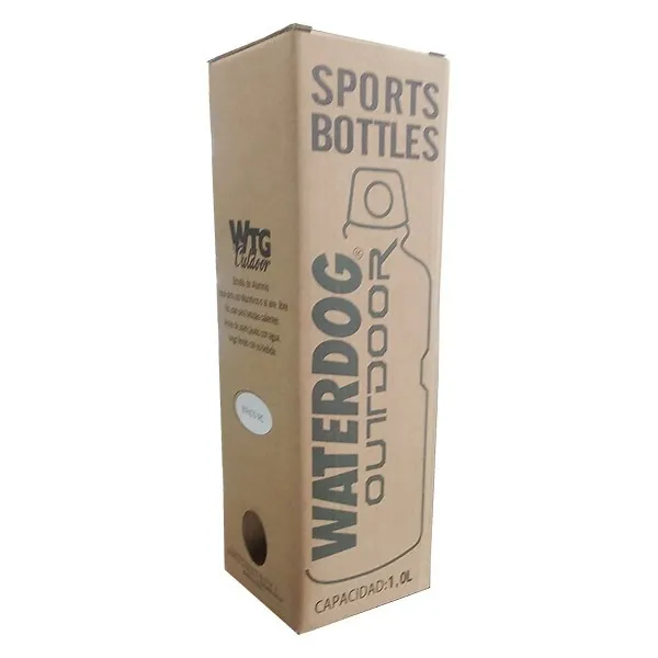 Botella Deportiva Waterdog 1 Lt Aluminio Camping