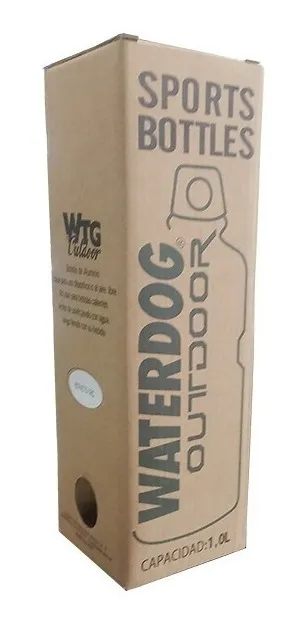 Botella Deportiva Waterdog 750ml Aluminio Camping