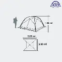 Carpa Comedor Doite Siena 3 X 3 Mts