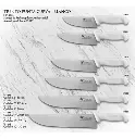 Cuchillo De Cocina Trento Hoja 25cm Acero Inoxidable