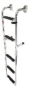 Escalera Nautica Rebatible Acero Inoxidable 5 Escalones