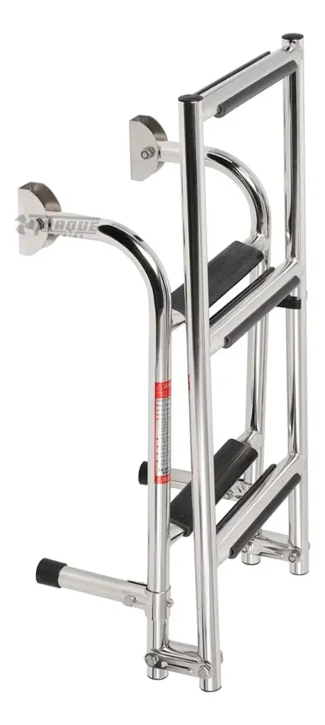 Escalera Nautica Rebatible Acero Inoxidable 5 Escalones