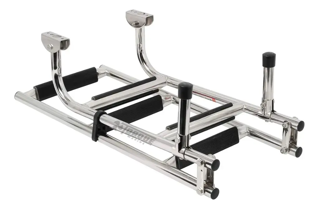 Escalera Nautica Rebatible Acero Inoxidable 5 Escalones