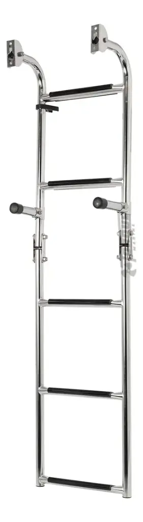Escalera Nautica Rebatible Acero Inoxidable 5 Escalones