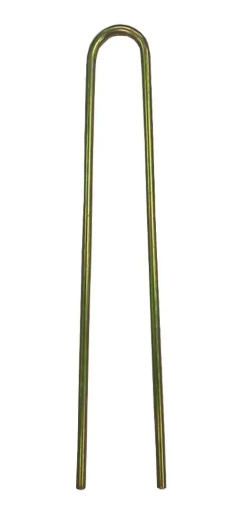 Estaca Para Carpa Tipo U De Acero Cincado X 10 Unidades