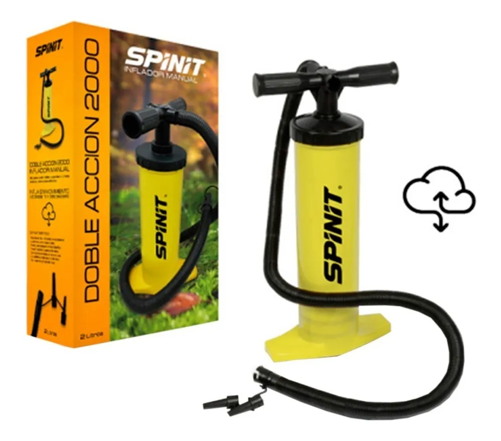 Inflador Spinit Doble Accion 2000 Infla Y Desinfla